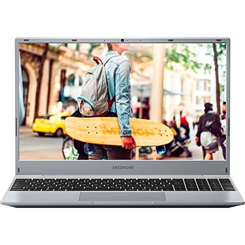 MEDION E15302 39,5 cm (15,6 Zoll) Full HD Notebook (AMD Ryzen 5 3500U, 8GB DDR4 RAM, 512GB M.2 PCIe SSD, AMD Radeon Vega 8, HD Webcam, Win 10 Home) von MEDION