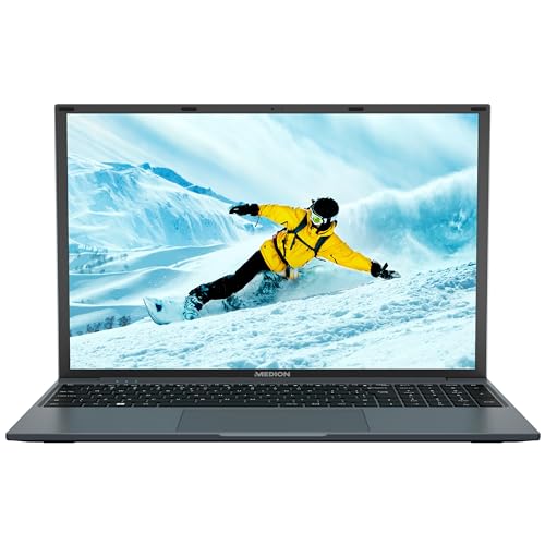 MEDION E16423 40,6 cm (16 Zoll) Full HD+ Laptop (Intel Core i5-1155G7, 512GB SSD, 8GB LPDDR4X RAM, Win 11 Home) von MEDION