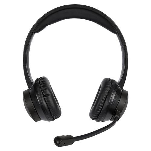 MEDION E83265 USB Headset (Stereo Kopfhörer, flexibel einstellbares Mikrofon, USB-Anschluss für Plug & Play, Extralanges Kabel) von MEDION