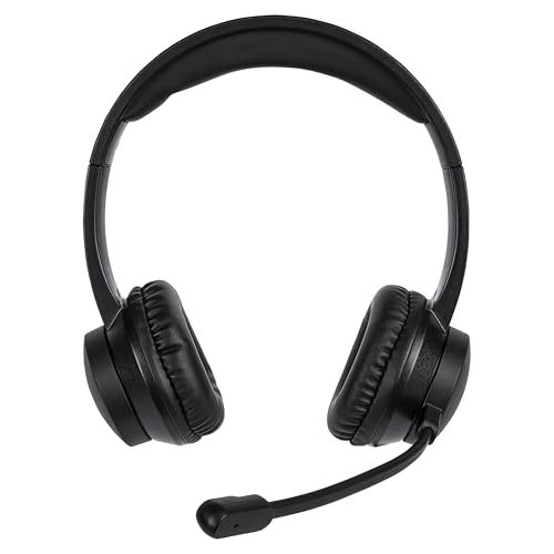 MEDION E83265 USB Headset (Stereo Kopfhörer, flexibel einstellbares Mikrofon, USB-Anschluss für Plug & Play, Extralanges Kabel) von MEDION