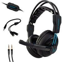 MEDION ERAZER Mage P10, Gaming Headset mit überragender Klang- und Lautsprecherqualität, leistungsstarker Bass, Mikrofon, Lautstärkeregelung über Kabelfernbedienung von MEDION