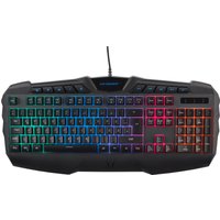 MEDION ERAZER Supporter P11 Gaming Tastatur mit halbmechanischen Tasten, Hintergrundbeleuchtung, 25 Anti Ghosting Tasten, hochwertiges Tastaturgehäuse von MEDION