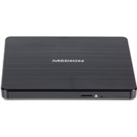 MEDION Externer DVD-Brenner GP70N, Unterstützt alle gängigen CD/DVD Standards, mini USB 2.0 Schnittstelle von MEDION