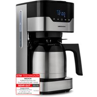 MEDION Kaffeemaschine mit Thermoskanne MD 18458, Timer-Funktion, Tropf-Stopp, 900 Watt, 1,1 Liter Fassungsvermögen, Aromawahlschalter von MEDION