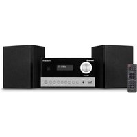 MEDION LIFE® E64088 Micro-Audio-System, DAB+/PLL-UKW Radio, je 30 Senderspeicher,  LCD-Display, Musikwiedergabe via Bluetooth® 5.3 oder USB-Stick, CD-Player, 2 x 5 W RMS von MEDION