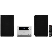 MEDION LIFE® E64482 Micro-Audio-System, DAB+/PLL-UKW Stereo Radio, Empfang von Radiosendern in brillanter Tonqualität, Bluetooth® 5.0, CD/MP3-Player, LCD-Display, 2 x 15 W RMS von MEDION