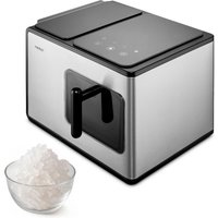 MEDION LIFE® Nugget Eiswürfelbereiter MD 11960, 2 L Wassertank, schnelle Zubereitungszeit, Elektronisches Bedienfeld und LED Display, Herausnehmbarer Eiswürfelkorb, Selbstreinigung von MEDION