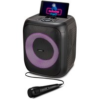 MEDION LIFE® S61991 Partylautsprecher, tragbares Bluetooth®-Soundsystem. Bluetooth® 5.3 für kabellose Musikübertragung, verschiedene Lichteffekte, integrierter Akku, TWS-Funktion, 50 W RMS (B-Ware) von MEDION