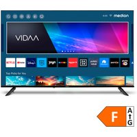 MEDION LIFE® X14308 (MD 31640) Ultra HD LCD Smart-TV, 108 cm (43'') Ultra HD Display, HDR, PVR ready, NETFLIX, Prime Video, Disney+, DAZN, Paramount+ App, VIDAA Store, Bluetooth®, HD Triple Tuner, CI+ von MEDION