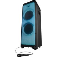 MEDION LIFE® X61200 Partylautsprecher, Bluetooth®-Soundsystem, LED-Frontpanel mit spektakulärer & mehrfarbiger Lichtshow, 16 Performance Pads für Licht & Sound, 2 x 80 W RMS von MEDION