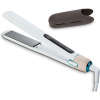 MEDION LIFE HS1 Glätteisen, flexible Keramik-/Turmalin Heizplatten mit Temperatursensor, Display mit Temperaturanzeige, 5 regelbare Hitzestufen (165° - 210°) von MEDION