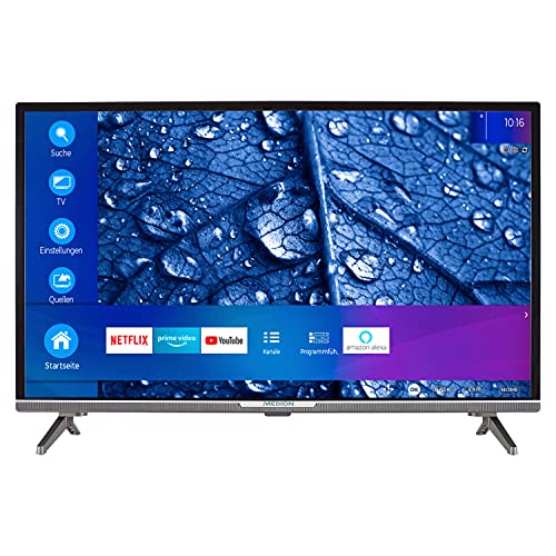 MEDION P13204 (MD 31403) 80 cm (32 Zoll) Full HD Fernseher (Smart-TV, HDR, Netflix, Prime Video, WLAN, PVR, Bluetooth, HD Triple Tuner, CI+) von MEDION