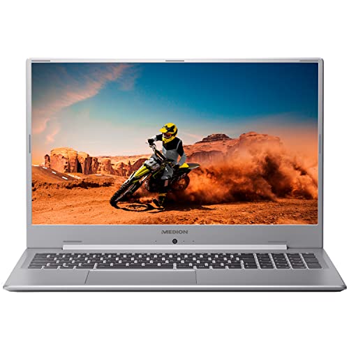 MEDION S17403 43,9 cm (17,3 Zoll) Full HD Notebook (Intel Core i5-10210U Prozessor, 8GB DDR4 RAM, 512GB PCIe M.2 SSD, Webcam, Akku Schnellladefunktion, Win 11 Home) von MEDION