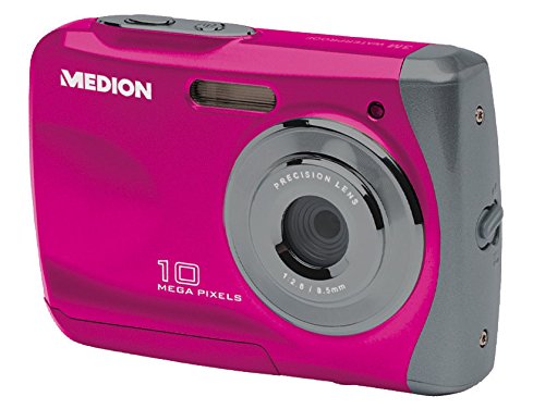 MEDION S42016 Kompaktkamera, 10 MP, CMOS, 3648 x 2736 Pixel, Rosa von MEDION