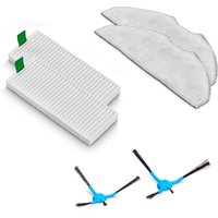 MEDION Saugroboter Zubehörset 2 für X10 (MD 11782), 2x Mop, 2x Filter (H13), 2x Seitenbürste von MEDION