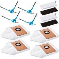 MEDION Saugroboter Zubehörset 4 für X20 SW+ (MD 11415), 4x Seitenbürsten, 2x Filter, 4x Staubbeutel für die Absaugstation von MEDION