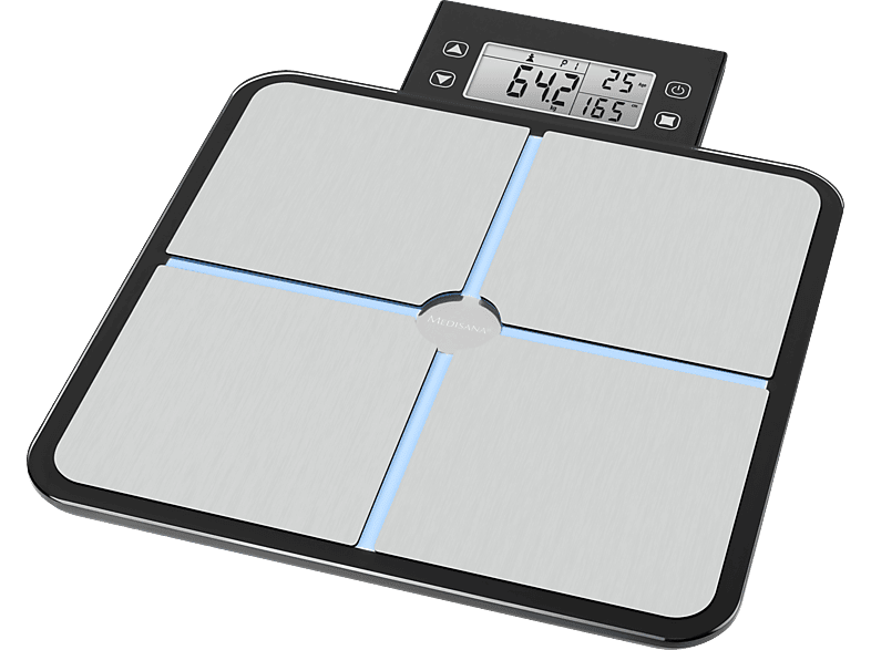 MEDISANA LCD-Display abnehmbar, Personenwaage von MEDISANA