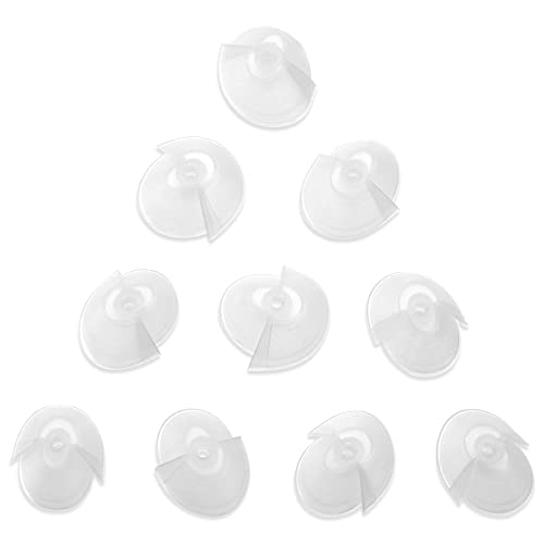 MEDca Hörgeräte, Standard-Empfänger, Tulpenkuppeln, kompatibel mit GN Resound Sure Fit – 10 Stück Universal unsichtbare Spitze Ersatz Ohrkuppeln für BTE PSAP Hörverstärker und offene Modelle von MEDca