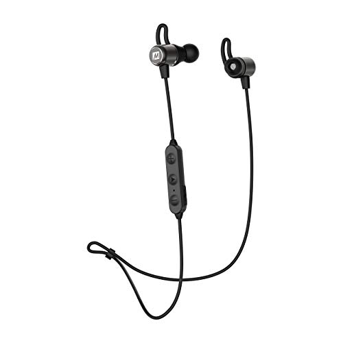 MEE audio - EB1, In-Ear, Kopfhörer mit aptX Low Latency, HiFi-Sound, integriertes Mikrofon, bis zu 6 Stunden Akku, App-gesteuerter Equalizer - Gunmetal von MEE audio