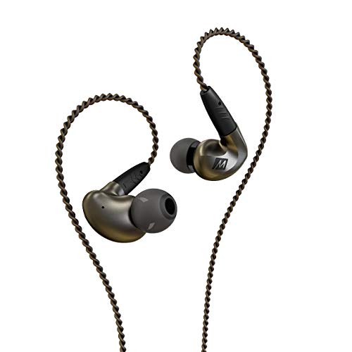MEE audio Pinnacle P1 High Fidelity Audiophile In-Ear-Kopfhörer mit abnehmbaren Kabeln, EP-P1-ZN-MEE, Pinnacle P1 (Zink) von MEE audio