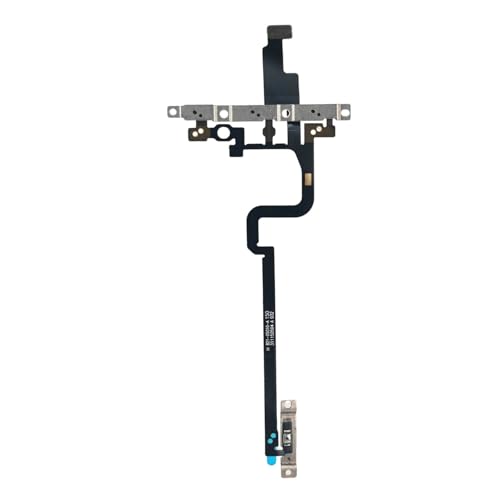 MEEFIX Power, Volume & Mute Button Flex Cable Replacement Compatible with iPhone 15 Pro (A3102, A2848, A3101, A3104) - Pre‑Installed Metal Bracket Holder von MEEFIX