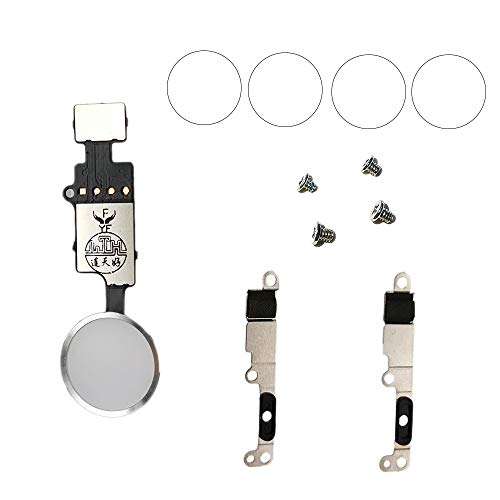 MEEFIX iPhone 7/7 Plus und iPhone 8/8 Plus Home Button Reparatur Kit, Silber, Wasserdicht, Metall, Rückseite MEEFIX iPhone 7/7 Plus und iPhone 8/8 Plus Home Button Reparatur Kit, Silber, Wasserdicht, Metall, Rückseite von MEEFIX