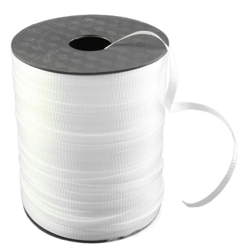 MEETOOT 457 m Ringelband, knisternde Ballonschnur, metallische Farbe, 1,9 cm für Party-Dekorationen, Geschenkverpackungen, Kunst, Handwerk, Weiß MEETOOT 457 m Ringelband, knisternde Ballonschnur, metallische Farbe, 1,9 cm für Party-Dekorationen, Geschenkverpackungen, Kunst, Handwerk, Weiß von MEETOOT