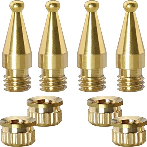 Spike MEETOOT Lautsprecherständer und Füße für Verstärker, CD, DVD, Plattenspieler, Recorder, Chassis, Instrument, 4 Set, M8, Goldenes Kupfer Spike MEETOOT Lautsprecherständer und Füße für Verstärker, CD, DVD, Plattenspieler, Recorder, Chassis, Instrument, 4 Set, M8, Goldenes Kupfer von MEETOOT