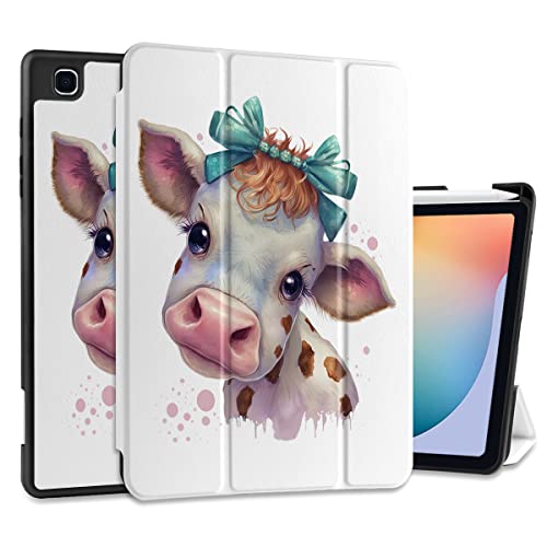 MEEgoodo Schutzhülle für Samsung Galaxy Tab S6 Lite 26,4 cm (10,4 Zoll), Modell 2022 2020 (SM-P610/P613/P615/P619) mit S-Stifthalter, Smart-Tablet-Abdeckung mit dreifach faltbarem Ständer + weiche von MEEgoodo