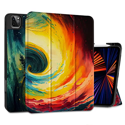 MEEgoodo Schutzhülle für M2 iPad Pro 27,9 cm (11 Zoll), Tablet-Abdeckung für iPad Pro 4. Generation 2022/iPad Pro 3. Generation 2021/iPad Pro 2. Generation 2020/iPad Pro 1. Generation 2018, starker von MEEgoodo