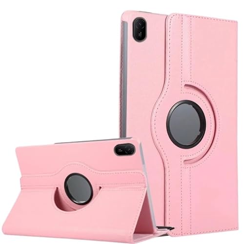 MEFEPLPBZC 360 Grad drehbare Flip-Stand-Tablet-Hülle, geeignet for Huawei MatePad SE 11 Zoll AGS6-W00 W09 2024 Hülle(Pink) von MEFEPLPBZC