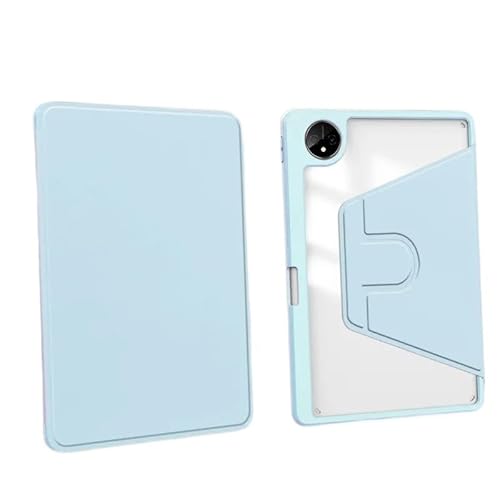 MEFEPLPBZC 360° drehbare Tablet-Abdeckung aus Acryl mit Ständer, geeignet for Huawei MatePad Pro 13,2 Zoll 2023 2025, Hülle mit Stifthalter(Sky Blue) von MEFEPLPBZC