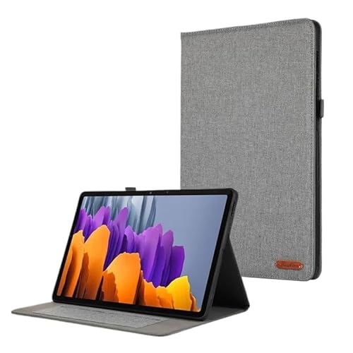 MEFEPLPBZC Flip PU Leder Stand Tablet Schutzhülle Geeignet for Samsung Galaxy Tab S8 S9 11 "S9 FE 10,9 SM-X700 X710 X510 Abdeckung(Gray,S8 11 inch) von MEFEPLPBZC