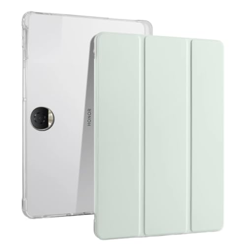 MEFEPLPBZC Magnetische Smart Stand Tablet-Abdeckung passend for Huawei Honor Pad 9 12.1 Zoll HEY2-W09 W19 2024 mit Bleistifthalter-Hülle(Green) von MEFEPLPBZC