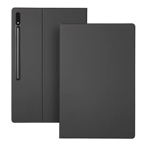 MEFEPLPBZC Magnetische Standhülle, geeignet for Samsung Galaxy Tab S8 Ultra/S9 Ultra/S10 Ultra 14,6 Zoll, automatische Sleep-/Wake-Funktion mit Stifthalter(Black,Tab S9 Ultra) von MEFEPLPBZC