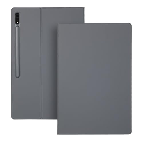 MEFEPLPBZC Magnetische Standhülle, geeignet for Samsung Galaxy Tab S8 Ultra/S9 Ultra/S10 Ultra 14,6 Zoll, automatische Sleep-/Wake-Funktion mit Stifthalter(Gray,Tab S8 Ultra) von MEFEPLPBZC