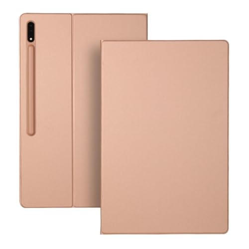 MEFEPLPBZC Magnetische Tablet-Hülle mit Ständer, geeignet for Samsung Galaxy Tab S10 S9 Ultra 14,6 Zoll, automatisches Aufwachen/Schlafen mit S-Stifthalter(Gold,Tab S9 Ultra 14.6) von MEFEPLPBZC