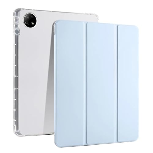 MEFEPLPBZC PU-Leder-Silikon-TPU-Tablet-Hülle Geeignet for Huawei Matepad Pro 13,2 Zoll PEC-W30 2023 Abdeckung mit automatischer Aktivierung(White Ice Blue) von MEFEPLPBZC