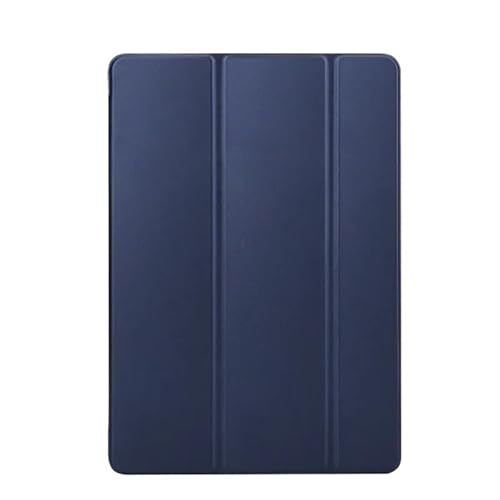 MEFEPLPBZC PU-Leder-Tablet-Hülle Geeignet for Samsung Galaxy Tab S9 11 Zoll SM-X710 SM-X716B Silikon Smart Cover(Dark Blue) von MEFEPLPBZC