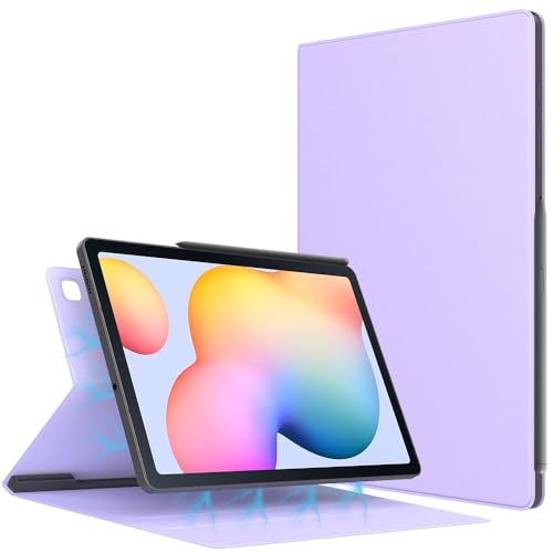MEFEPLPBZC Schlanke Smart Folio Tablet-Hülle, geeignet for Samsung Galaxy Tab S6 Lite 10,4 Zoll (2020,2022,2024), magnetische Absorptionsabdeckung(Light Purple) von MEFEPLPBZC