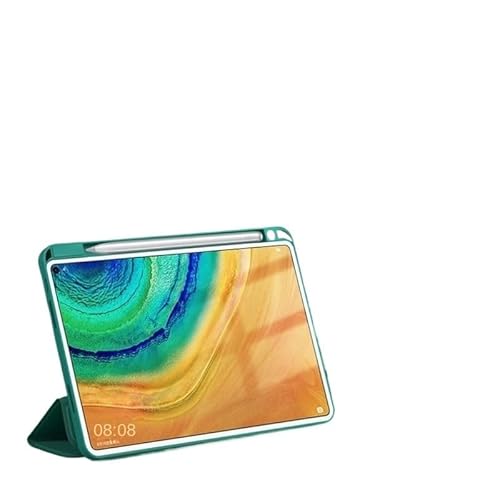 MEFEPLPBZC Silikon All-Inclusive Anti-Fall Soft Shell Geeignet for Huawei Honor X8a 11" NDL-W09 Tablet Schutzhülle mit Stiftschlitz(Green) von MEFEPLPBZC