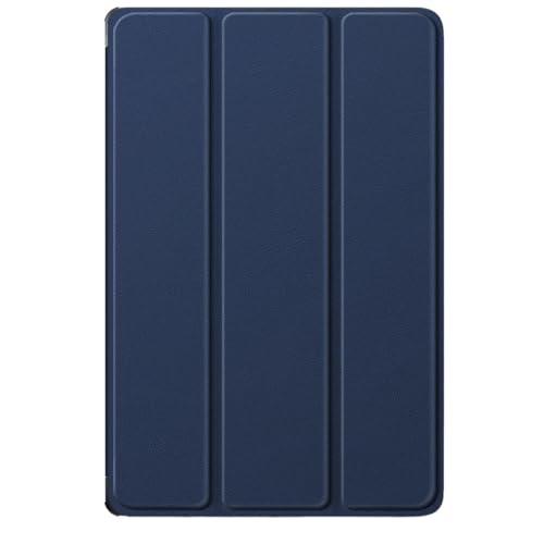 MEFEPLPBZC Smart Tablet-Hülle, geeignet for Lenovo Yoga Tab Plus/Yoga Pad Pro 12,7 Zoll 2025 TB520FU, magnetische, dreifach Faltbare Hartschalenhülle(Dark Blue,for Yoga Pad Pro) von MEFEPLPBZC