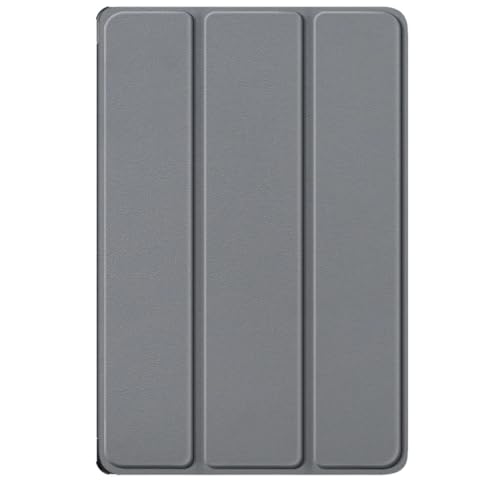 MEFEPLPBZC Smart Tablet-Hülle, geeignet for Lenovo Yoga Tab Plus/Yoga Pad Pro 12,7 Zoll 2025 TB520FU, magnetische, dreifach Faltbare Hartschalenhülle(Gray,for Yoga Pad Pro) von MEFEPLPBZC