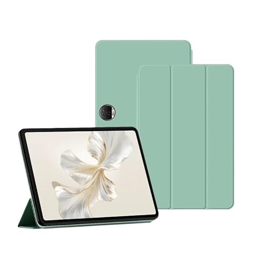 MEFEPLPBZC TPU Klappständer Smart Tablet Hülle Passend for Huawei Honor Pad 9 12.1 Zoll 2024 HEY2-W09 / W19(Light Green) von MEFEPLPBZC