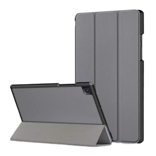 MEFEPLPBZC Tablet-Hülle aus PU-Leder, geeignet for Samsung Galaxy Tab A9 8.7 SM-X110 A9 Plus 11" SM-X210, dreifach Faltbare Standabdeckung(Gray,A9 Plus) von MEFEPLPBZC
