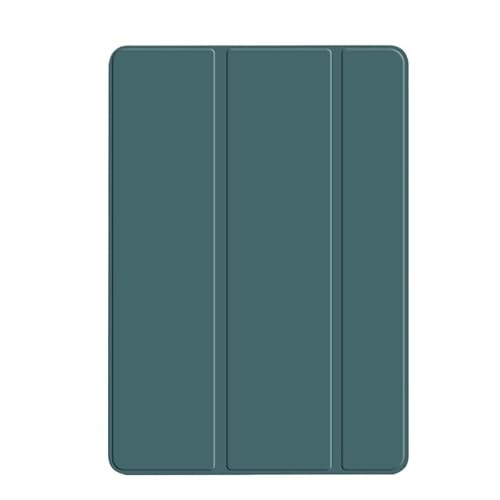MEFEPLPBZC Tablet-Hülle mit Ständer aus PU-Leder, geeignet for Lenovo Tab M10 3. Generation 10,1 Zoll TB328FU TB328XU, weiche Silikon-Rückseite(Dark Green) von MEFEPLPBZC