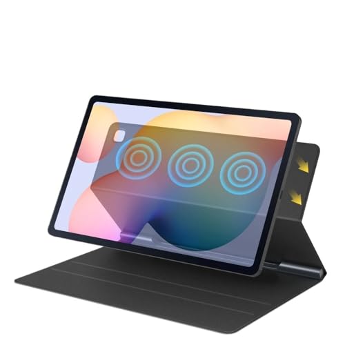 MEFEPLPBZC Ultradünne Tablet-Hülle mit Standfunktion, geeignet for Samsung Galaxy Tab S6 Lite 10,4 Zoll 2024/2022/2020, leichte magnetische Abdeckung(Black) von MEFEPLPBZC