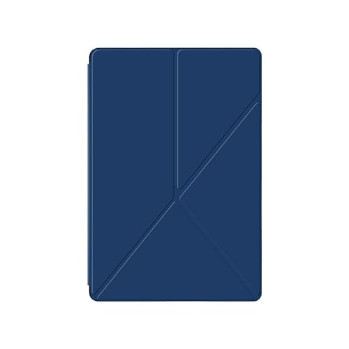 MEFEPLPBZC Y-Fold Smart Tablet Case Geeignet for Samsung Galaxy Tab S10 Plus 12,4 Zoll Magnetische Abdeckung Auto Sleep mit S Pen Slot(Dard Blue) von MEFEPLPBZC