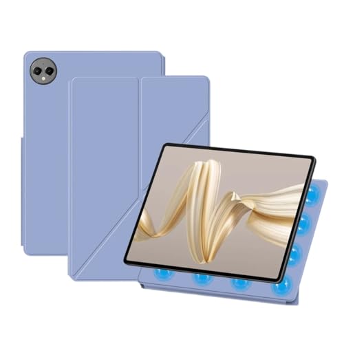 Tablet-Hülle passend for Huawei MatePad Air 12 2024 PU-Leder Y-Falt-Ultradünne magnetische Smart-Abdeckung mit automatischer Aktivierung(Purple) von MEFEPLPBZC