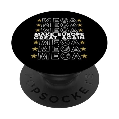 MEGA - Make Europe Great Again - MAGA in Europa PopSockets Klebender PopGrip von MEGA